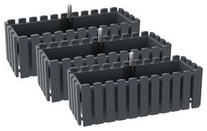 Parkside® Sada samozavlažovacích truhlíků Kensington, 50 cm, 3dílná (800013014)