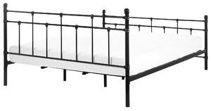 Černá kovová postel 180x200 cm LYNX