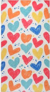 Pratelný dětský koberec 80x120 cm Hearts of Love – Vitaus