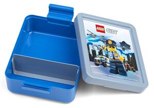 LEGO City box na svačinu - modrá