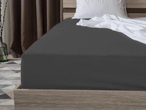 Jersey prostěradlo HIGHFIT tmavě šedé 90 x 200 cm