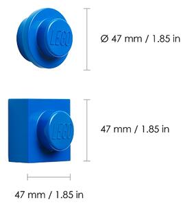 LEGO magnetky, set 2 ks - modrá