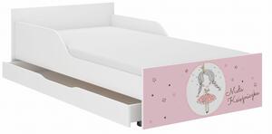 Dětská postel FILIP - PRINCEZNA 180x90 cm