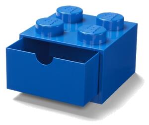 LEGO stolní box 4 se zásuvkou - modrá