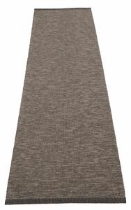 Tmavě hnědý vnitřní a venkovní běhoun 70x300 cm Sam Black Walnut – Pappelina
