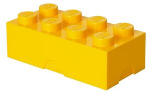 LEGO box na svačinu 100 x 200 x 75 mm - žlutá