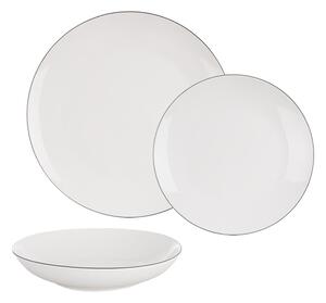 Jídelní sada 18 ks z kostního porcelánu Decora – Orion