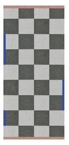 Tmavě zelený/krémový pratelný koberec 70x150 cm Square – Mette Ditmer Denmark