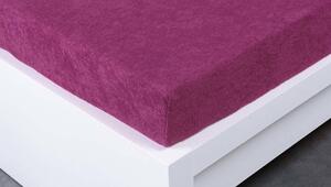 XPOSE® Dětské froté prostěradlo Exclusive - nachové 60x120 cm