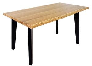 Moderní stoly Jídelní stůl NICE masiv dub/ocel