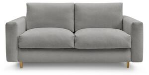 Šedá pohovka na každodenní spaní/rozkládací 220 cm Cocoone – Bobochic Paris