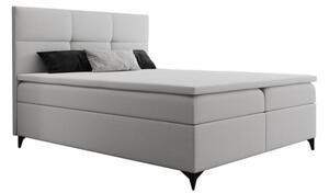 Čalouněná prošívaná postel 200x200 LINDSAY - šedá