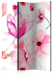 Paraván - Růžové květy 135x172