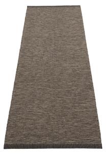 Tmavě hnědý vnitřní a venkovní běhoun 70x225 cm Sam Black Walnut – Pappelina