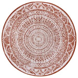 NORTHRUGS - Hanse Home, Kusový koberec Twin Supreme 105497 Cayenne kruh | oranžová Typ: kulatý 200x200 cm