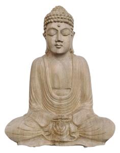 Buddha malý přírodní 21 cm