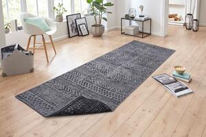NORTHRUGS - Hanse Home koberce Kusový koberec Twin Supreme 105417 Biri Night Silver – na ven i na doma - 80x150 cm