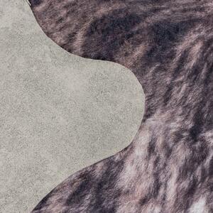 Ayyildiz, Moderní kusový koberec Etosha 4113 brown (tvar kožešiny) | Hnědá Typ: 100x135 cm