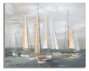 Obraz 100x80 cm Gold Boat - Mauro Ferretti