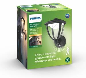 Philips 15479/30/16-LED Venkovní svítidlo se senzorem ROBIN 1xLED/4,5W/230V IP44 P0870