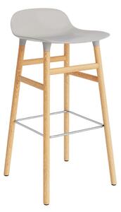 Normann Copenhagen designové barové židle Form Barstool Wood (75 cm)