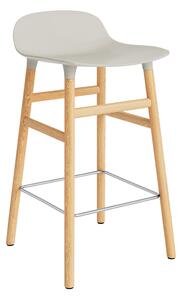 Normann Copenhagen designové barové židle Form Barstool Wood (65 cm)