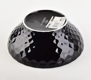 Affekdesign Porcelánová miska DIAMENT BLACK 17,5 x 7 cm černá