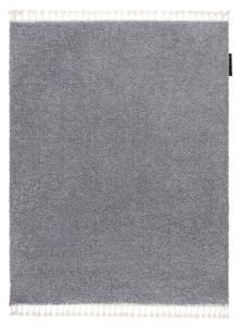 Dywany Łuszczów, Kusový koberec Berber 9000 light grey, 80x150, šedá, obývací pokoj