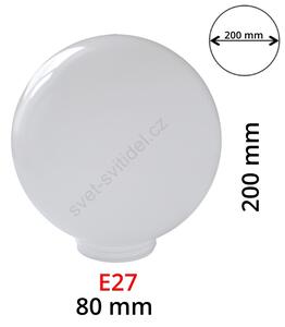 Panlux ZOM-200 - Náhradní stínidlo mléčné pro svítidla PARK