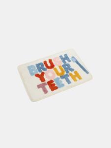 Sinsay - Koupelnová předložka s nápisem BRUSH YOUR TEETH - vícebarevná