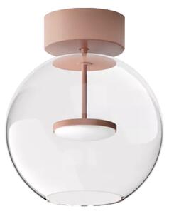 Linealight Stropní LED svítidlo Cristalbolla_S ø24,5 cm, 10W Barva: Broskvová, Chromatičnost: 3000K