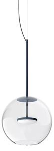 Linealight Závěsné LED svítidlo Cristalbolla_P ø24,5 cm, 10W Barva: Tmavě modrá, Chromatičnost: 3000K