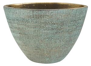 Ter Steege Váza široká Ryan shiny blue D33x16 H25