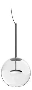 Linealight Závěsné LED svítidlo Cristalbolla_P ø24,5 cm, 10W Barva: Černá, Chromatičnost: 2700K