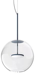 Linealight Závěsné LED svítidlo Cristalbolla_P ø34 cm, 17W Barva: Tmavě modrá, Chromatičnost: 3000K