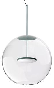 Linealight Závěsné LED svítidlo Cristalbolla_P ø44 cm, 23W Barva: Petrolejová, Chromatičnost: 3000K