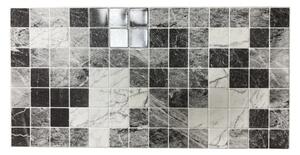 3D obkladový omyvatelný panel PVC Travertine Gray(957x482mm)