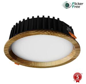 APLED - LED Podhledové RONDO WOODLINE LED/12W/230V 3000K pr. 20 cm jasan masiv