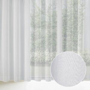 Záclona - bílý režný vzor s olůvkem ZAC-030 výška 300 cm Pouze metráž
