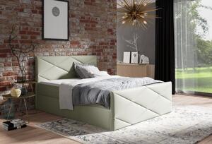 Čalouněná postel ZOE LUX - 120x200, béžová 2 + topper ZDARMA