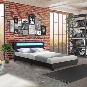 Čalouněná postel Paris 160x200 cm - černá