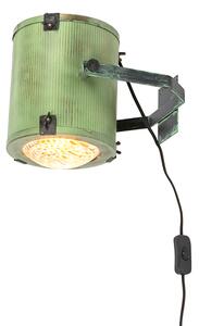 Bodová nástěnná a stropní lampa zelené barvy - Brooke