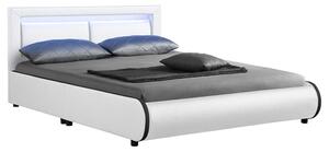 - Čalouněná postel Murcia 140 x 200 cm - bílá