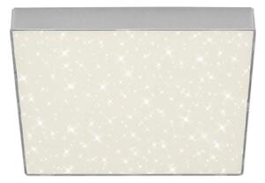 Briloner 7078-414 - LED Stropní svítidlo STAR SKY LED/21W/230V 28x28 cm stříbrná