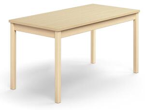 AJ Produkty Stůl DECIBEL, 1400x700x720 mm, akustická HPL deska, bříza