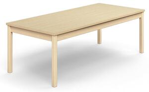 AJ Produkty Stůl DECIBEL, 1800x800x590 mm, akustická HPL deska, bříza