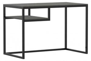 VASAGLE Moderní psací stůl, 120 x 60 x 75 cm, černý