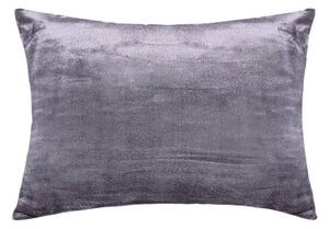 XPOSE® Mikroplyšový povlak na polštář - tmavě šedý 50x70 cm