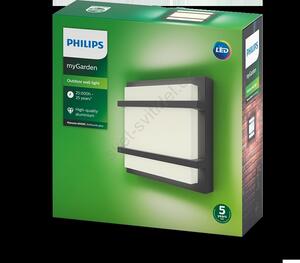 Philips 17394/93/P3 - LED Venkovní nástěnné svítidlo PETRONIA LED/12W IP44 P2166