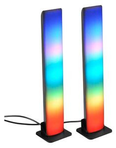 SADA 2x LED RGB Stmívatelná stolní lampa LED/5W/5V + dálkové ovládání